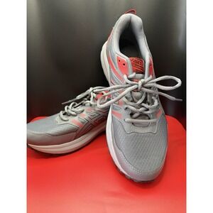 Asics Trail Scout 2 Men's Grey/Red Running Shoes Size 10 - New No‎ Box
